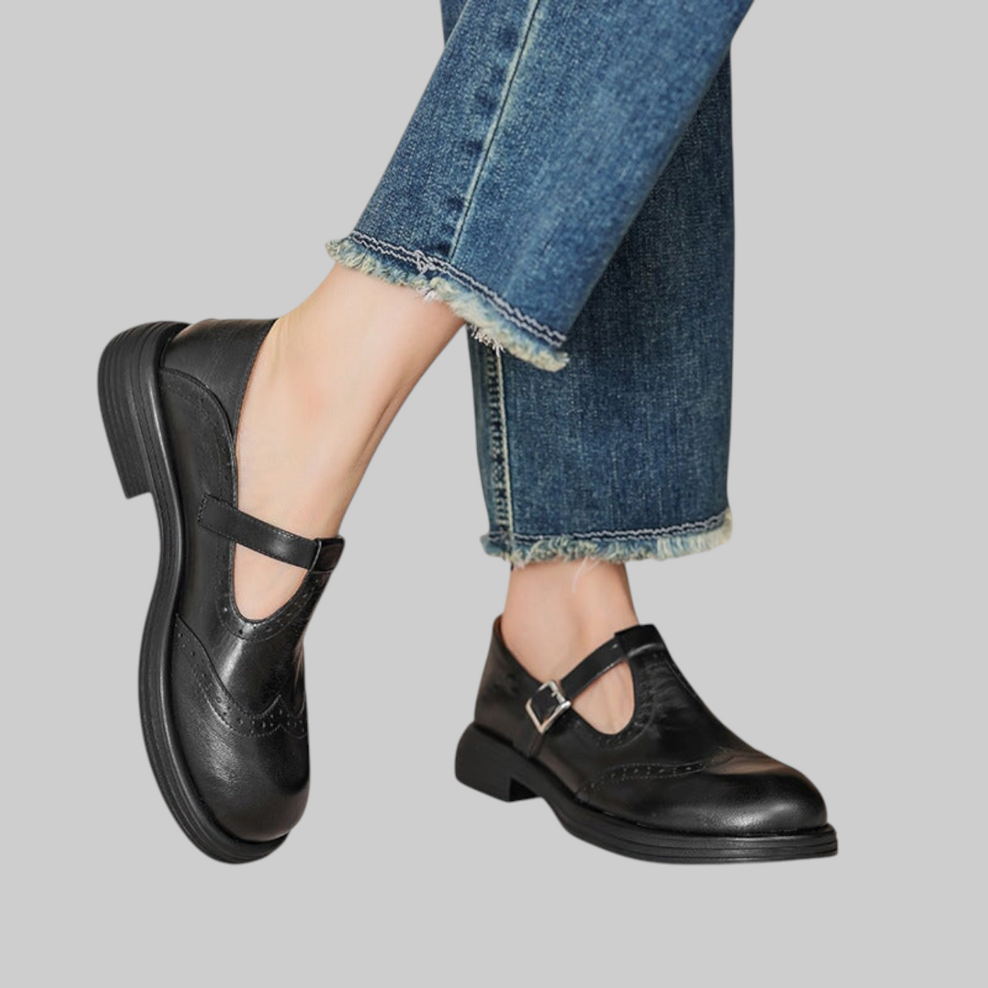 Verda - Elegantes zapatos de piel