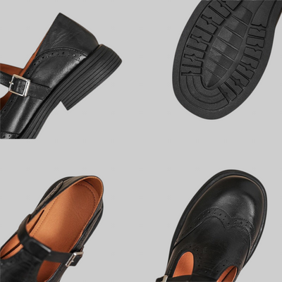 Verda - Elegantes zapatos de piel