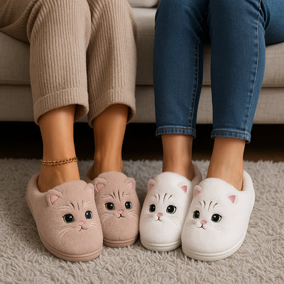 Miau Comfort – Zapatillas Felpudas de Gatito