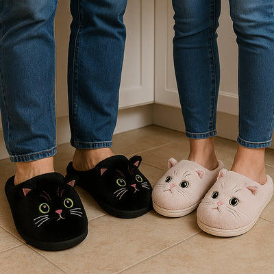 Miau Comfort – Zapatillas Felpudas de Gatito