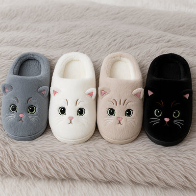 Miau Comfort – Zapatillas Felpudas de Gatito