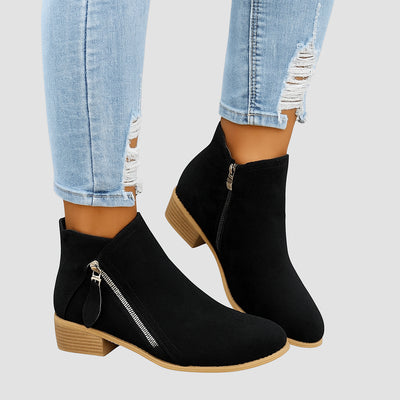Fiora - Botas vintage de estilo clásico