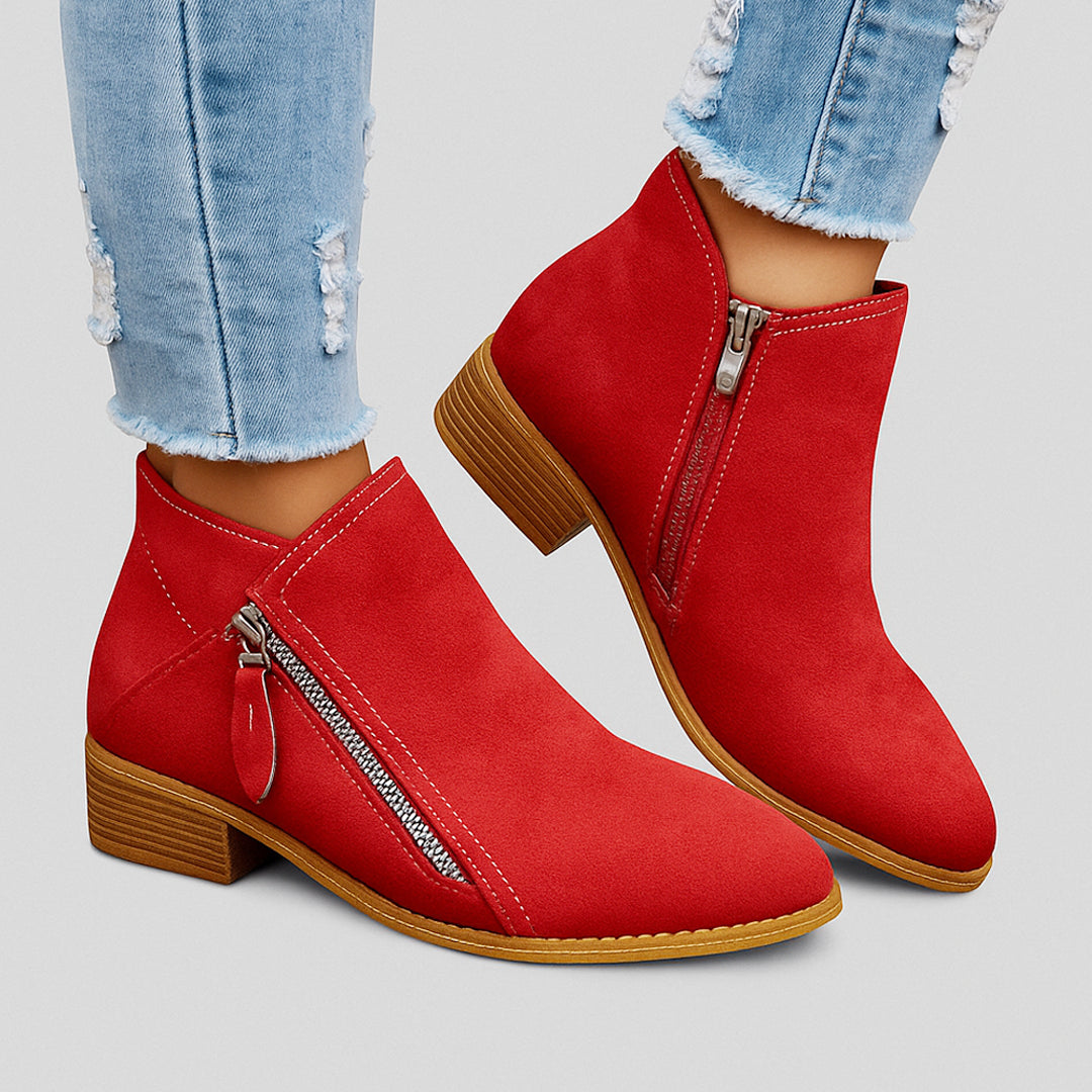 Fiora - Botas vintage de estilo clásico