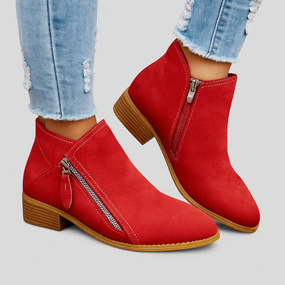 Fiora - Botas vintage de estilo clásico
